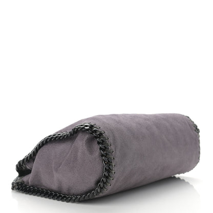 Stella McCartney Shaggy Deer Mini Falabella Fold Over Tote Light Grey 4 of 11