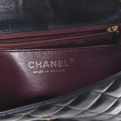 Chanel Lambskin Quilted Mini Square Flap Black 6 of 10