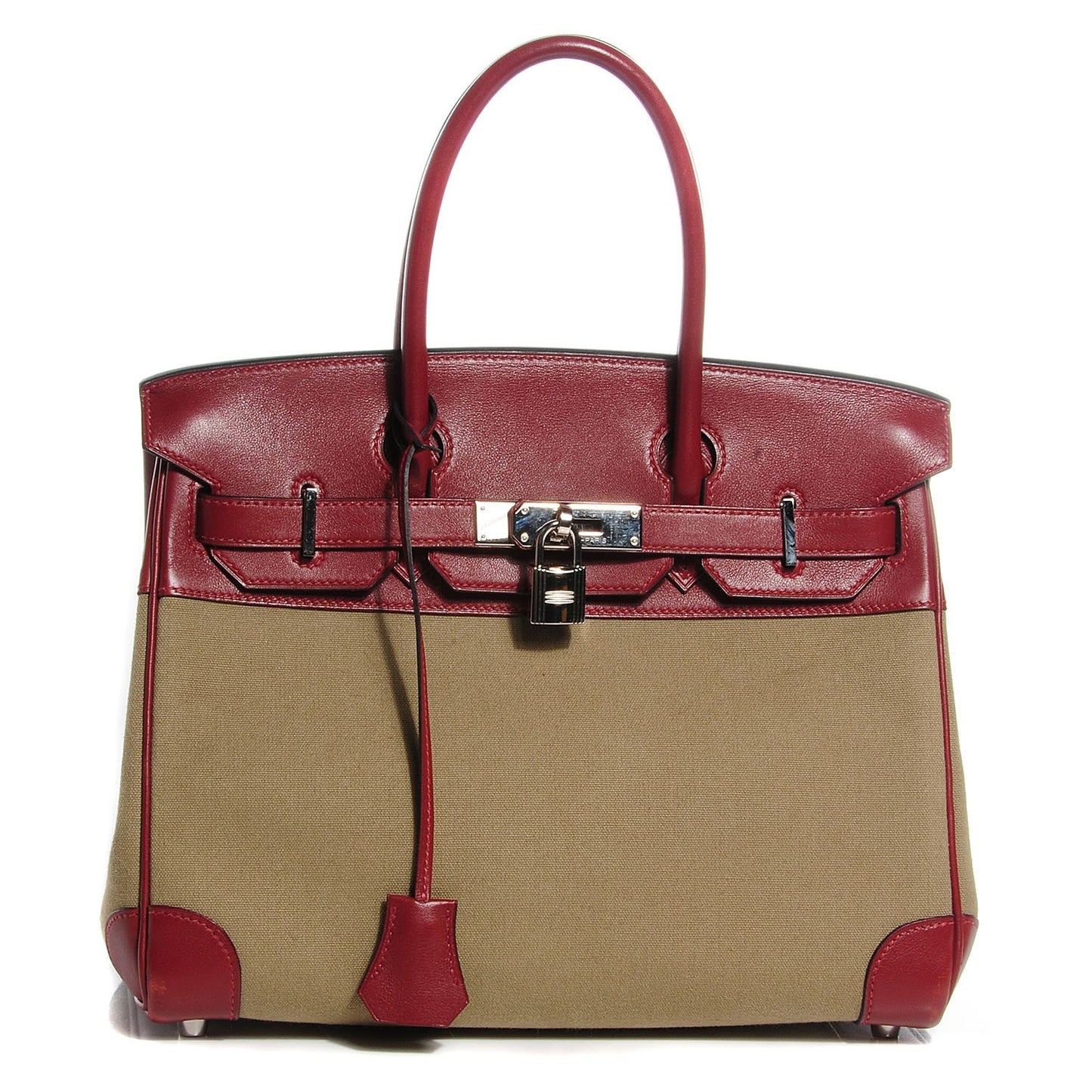Toile Swift Birkin 30 Rouge H