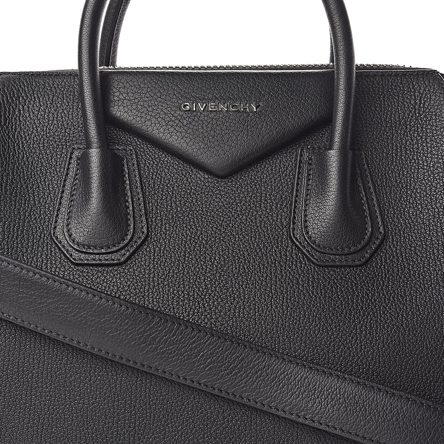 Sugar Goatskin Medium Antigona Black