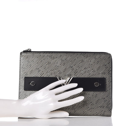 Louis Vuitton Epi Essential V Pochette Platine 2 of 8