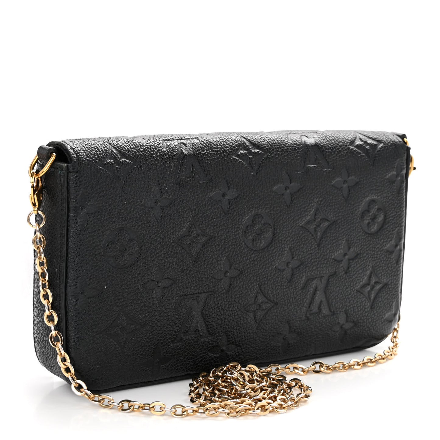 Empreinte Pochette Felicie Chain Wallet Black