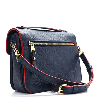 Louis Vuitton Empreinte Pochette Metis Marine Rouge 3 of 9