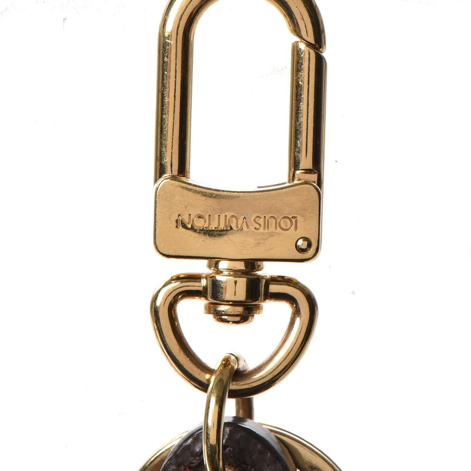 Louis Vuitton Monogram Illustre Multi V Bag Charm Key Ring Fuchsia 2 of 6