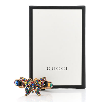 Gucci Calfskin Crystal Butterfly Bracelet Multicolor 9 of 9