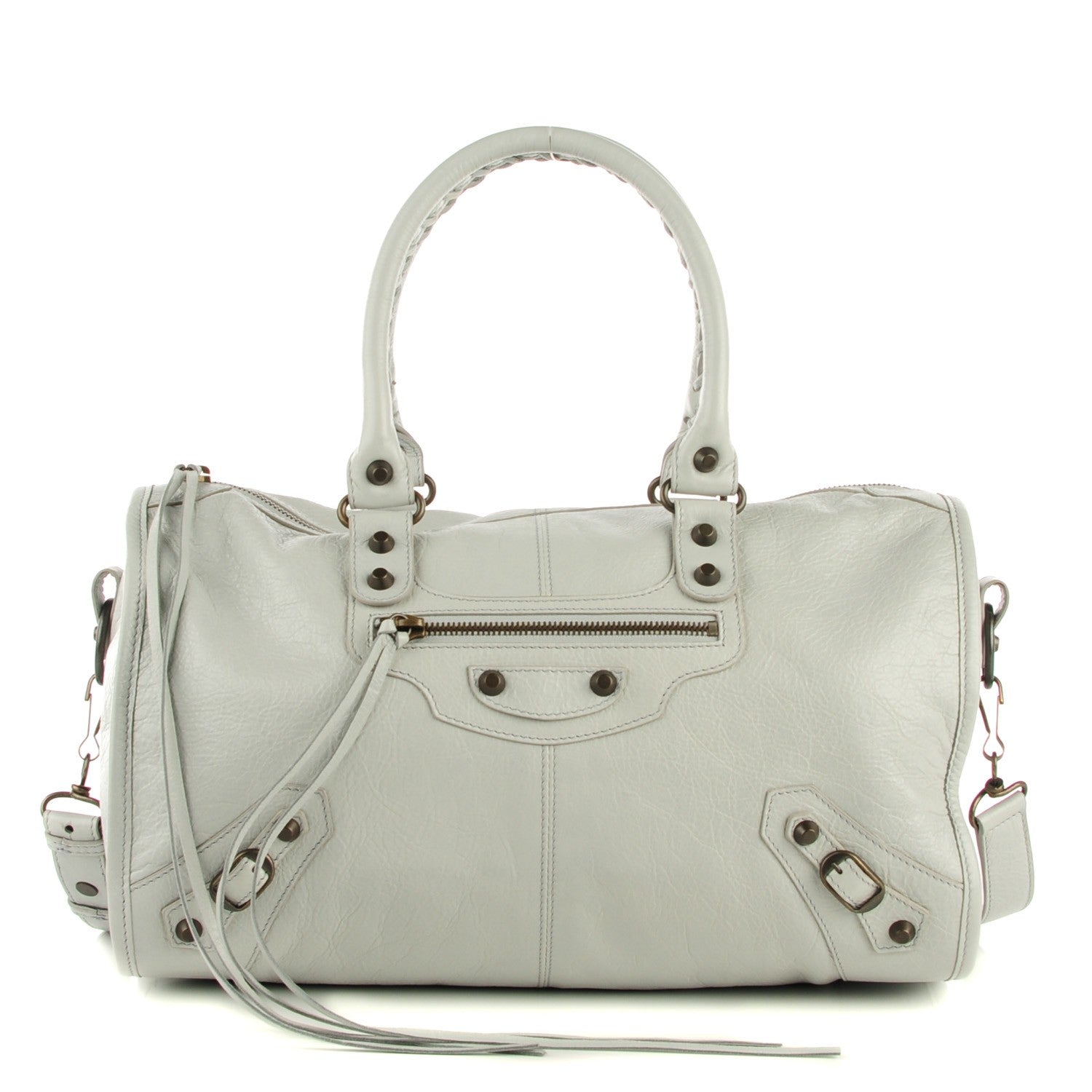 Balenciaga Agneau Classic Hardware Maxi Twiggy Gris Glace 1 of 8