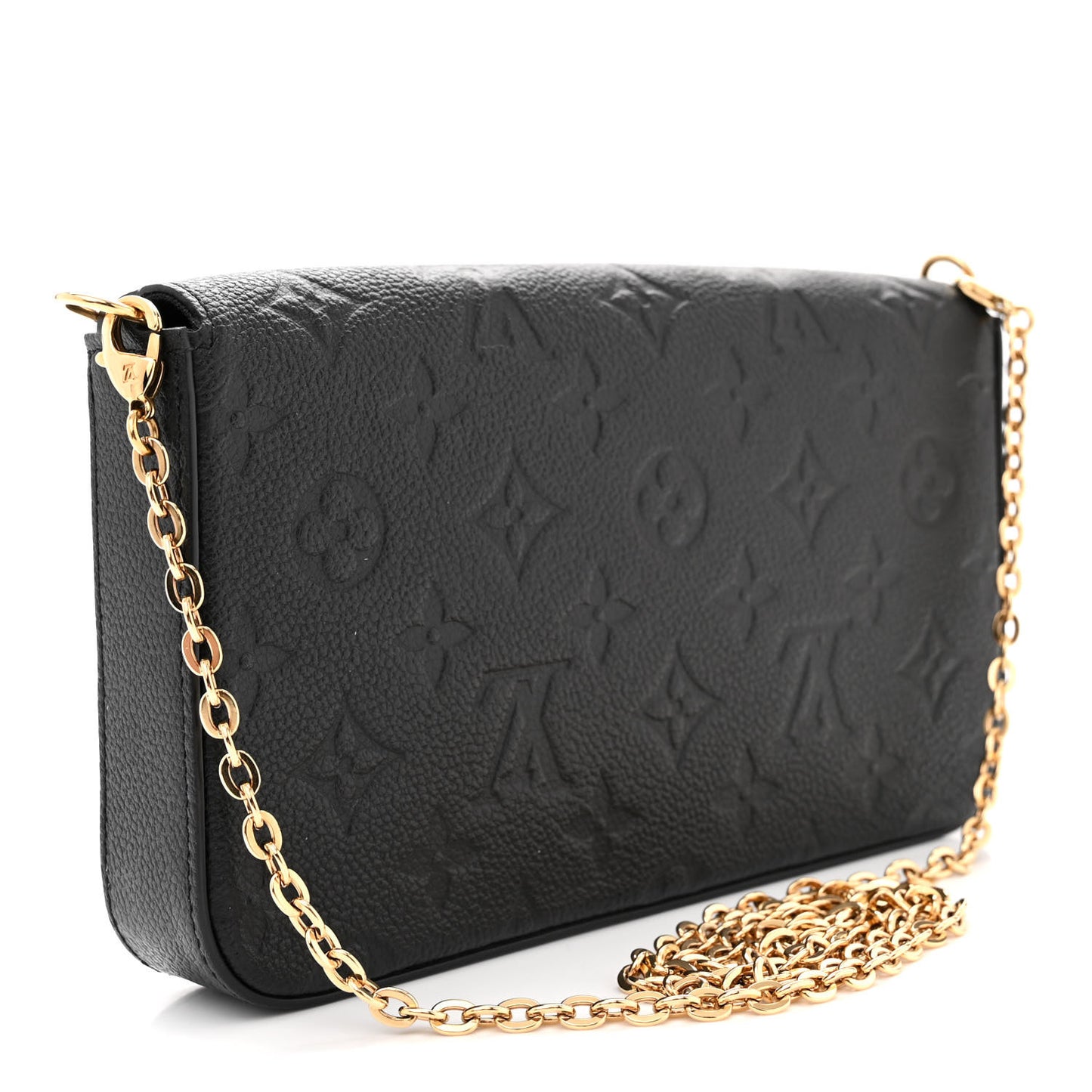 Empreinte Pochette Felicie Chain Wallet Black