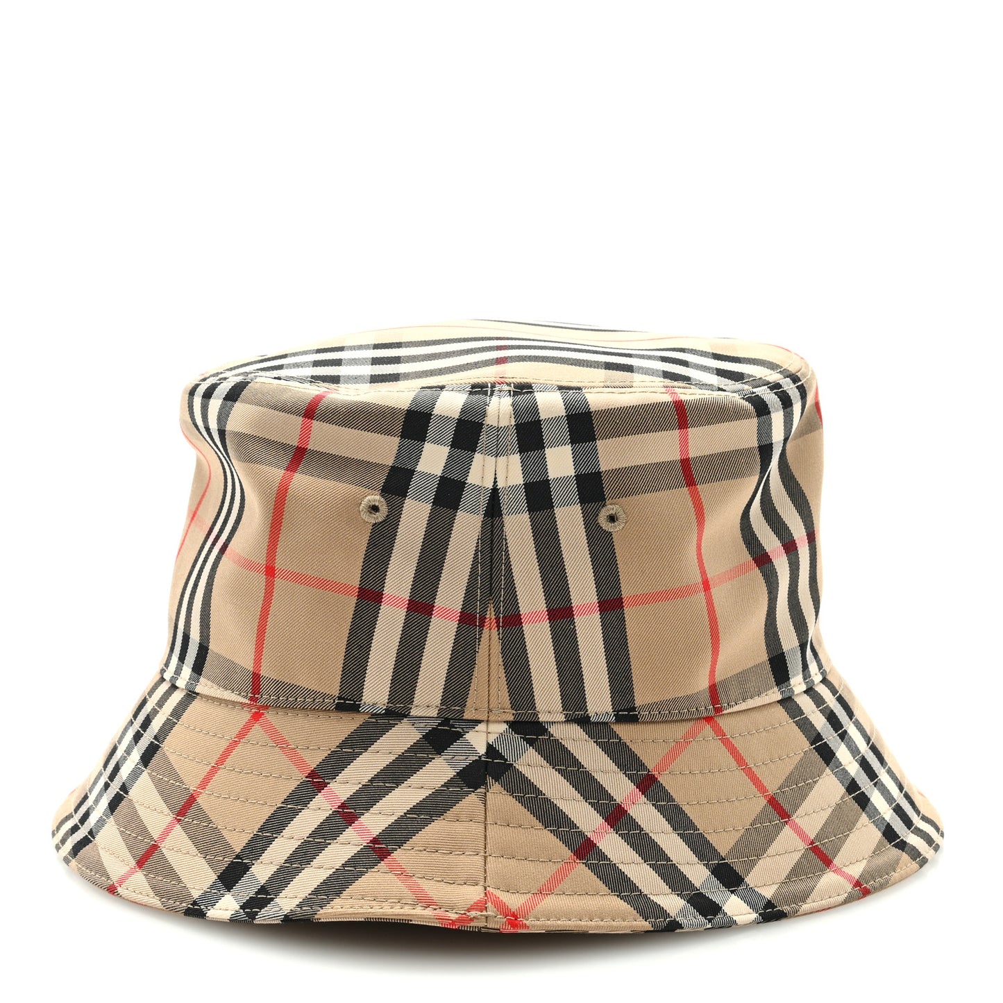 Technical Cotton Vintage Check Bucket Hat XL Archive Beige