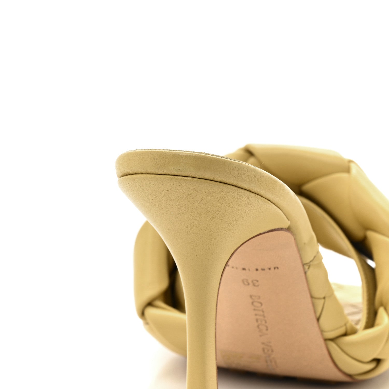 Bottega Veneta Nappa Maxi Intrecciato Lido Mule Sandals 39 Tapioca 10 of 11