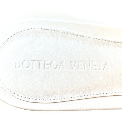 Bottega Veneta Nappa Matelasse Padded Flat Sandals 37.5 Optic White 5 of 10