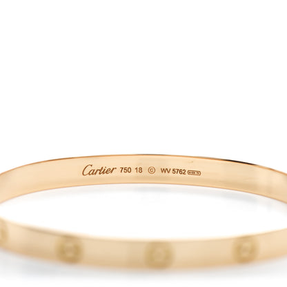 Cartier 18K Yellow Gold LOVE Bracelet 18 4 of 5