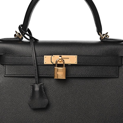 Hermes Epsom Kelly Sellier 28 Black 41 of 42