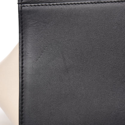 Celine Drummed Calfskin Suede Medium Tri-color Trapeze Black 9 of 18