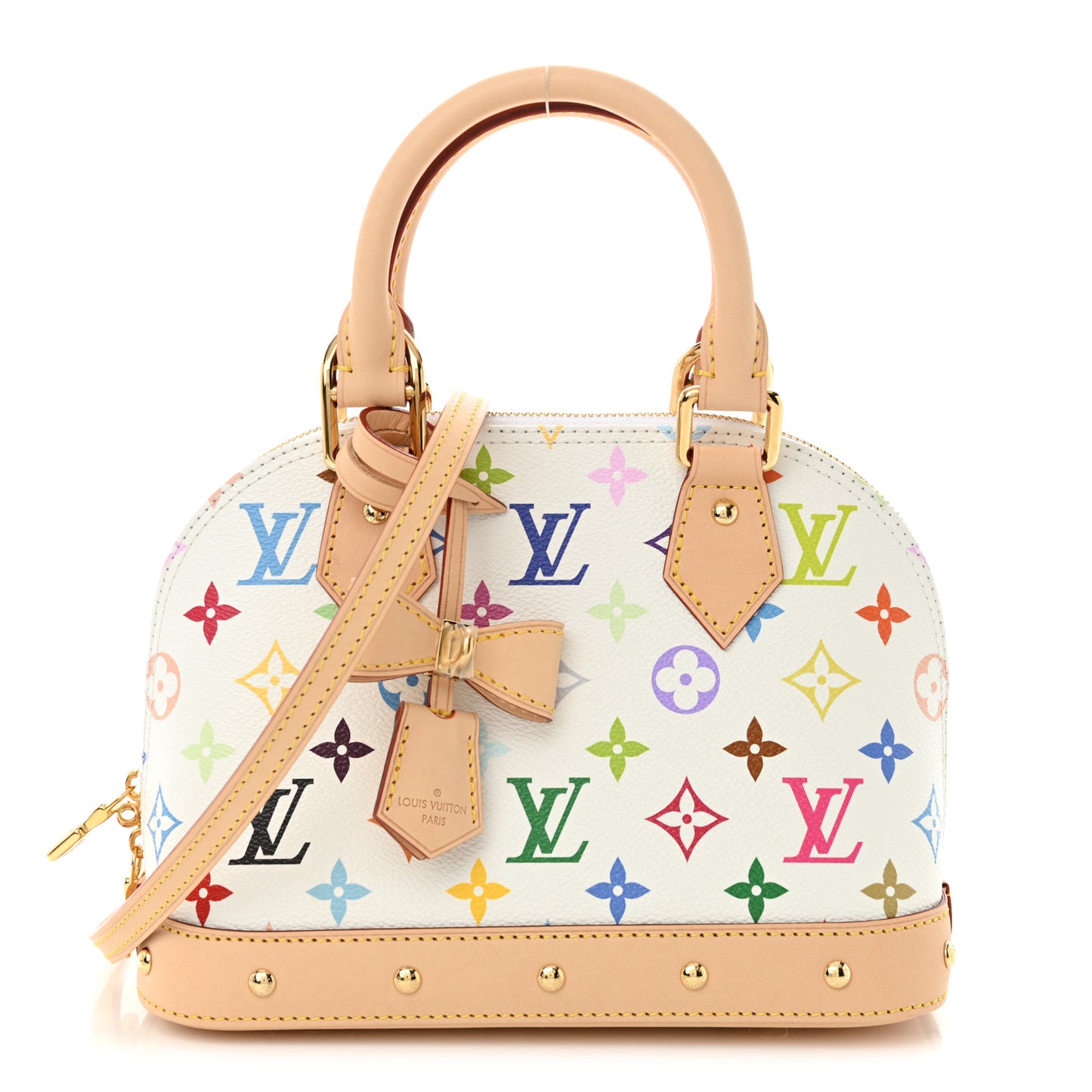 LV x TM Monogram Multicolor Alma BB White
