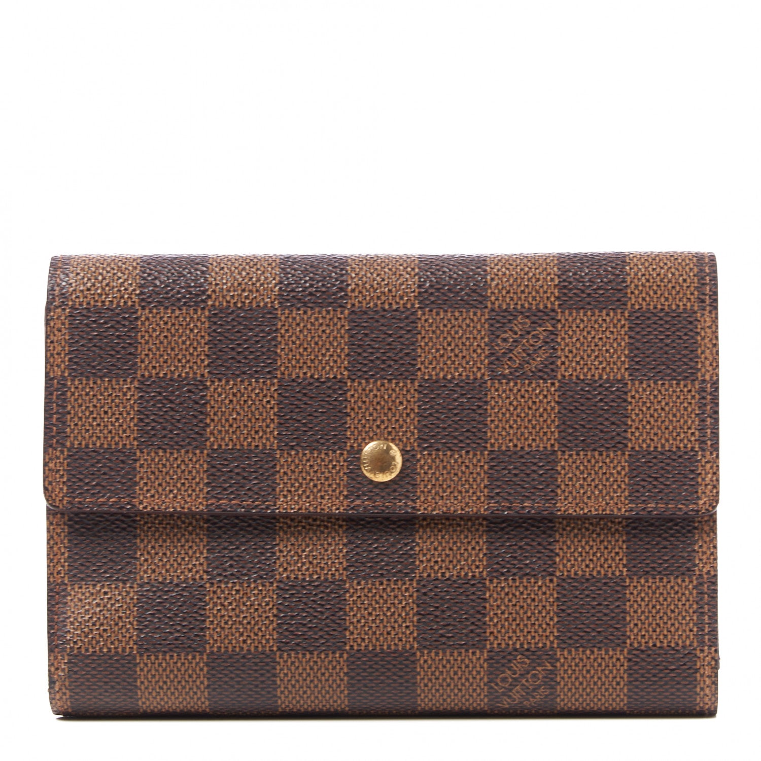 Louis Vuitton Damier Ebene Porte Tresor Etui Papier Wallet 1 of 7