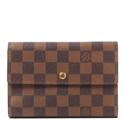 Louis Vuitton Damier Ebene Porte Tresor Etui Papier Wallet 1 of 7