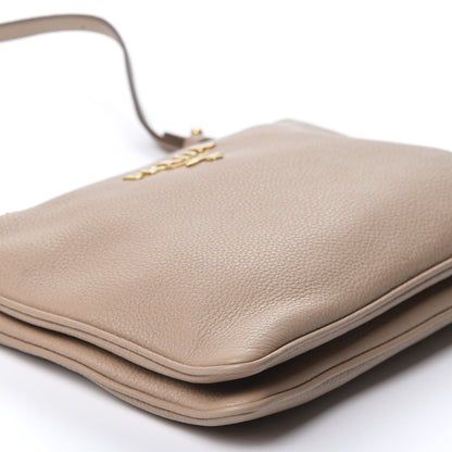 Prada Vitello Daino Double Zip Crossbody Bag Cammeo 7 of 10