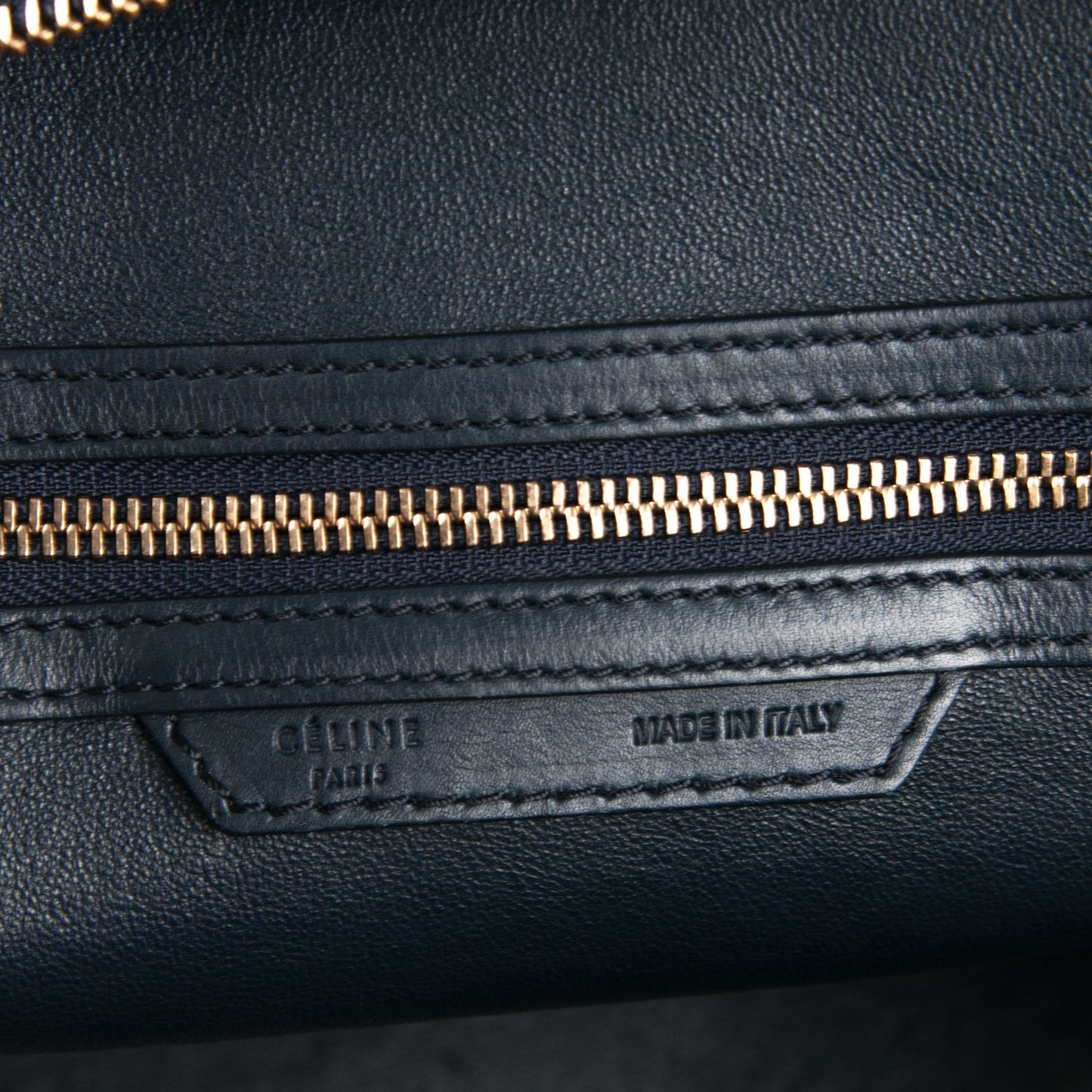Smooth Calfskin Mini Luggage Navy