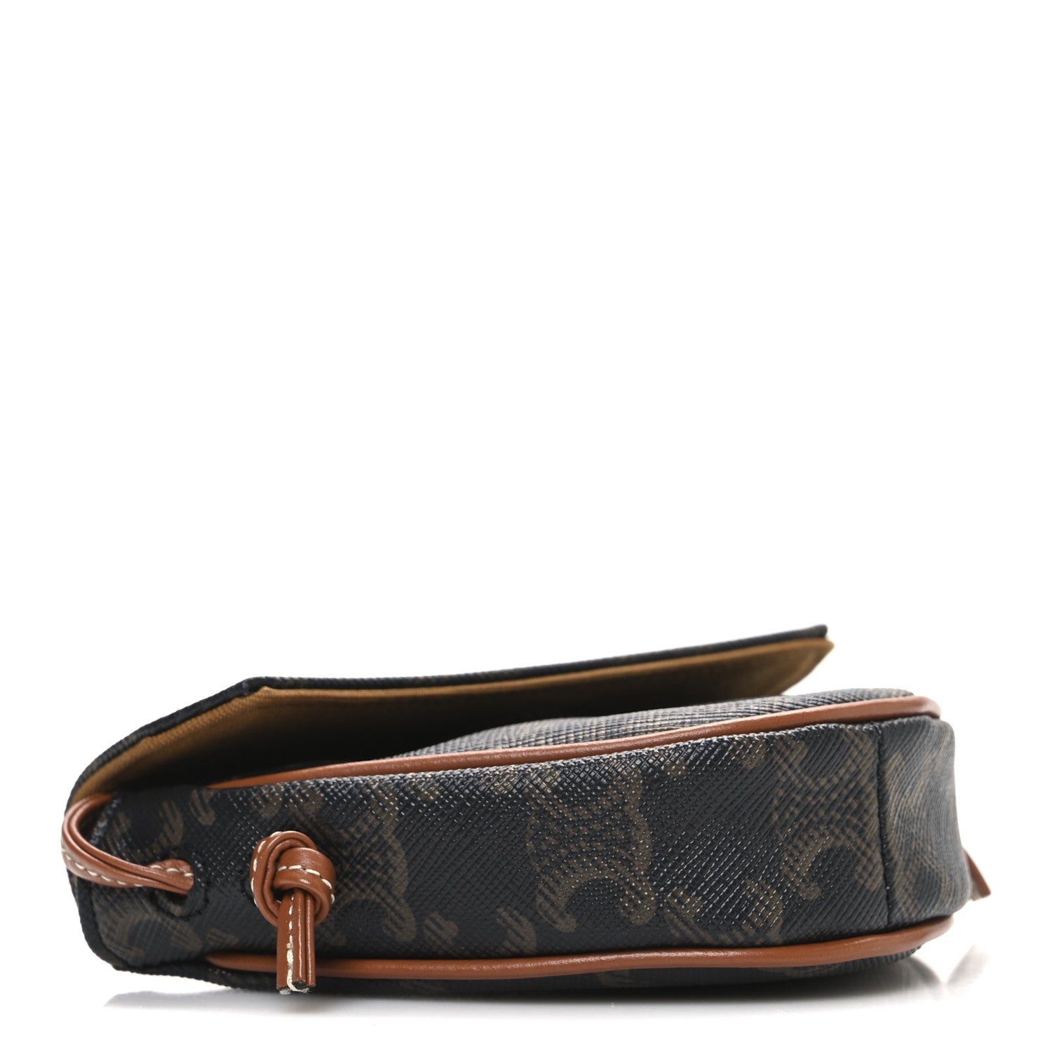 Celine Triomphe Canvas Mini Triangle Crossbody Bag Tan 4 of 10
