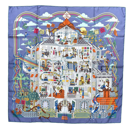 Hermes Silk La Maizeon Des Carres Scarf 90 1 of 4