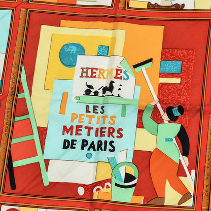 Hermes Silk Les Petits Metiers de Paris 90 4 of 5