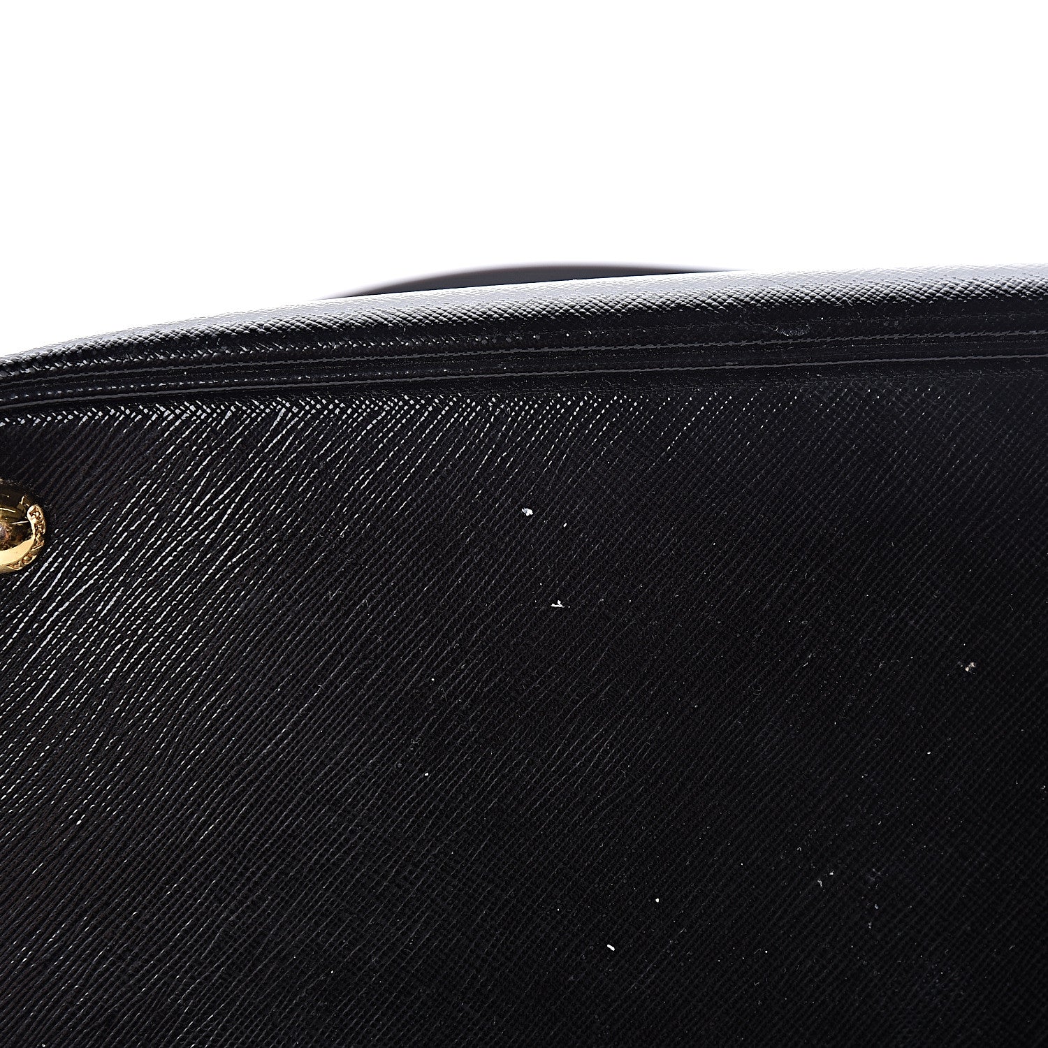 Prada Saffiano Vernice Double Zip Tote Black 13 of 15