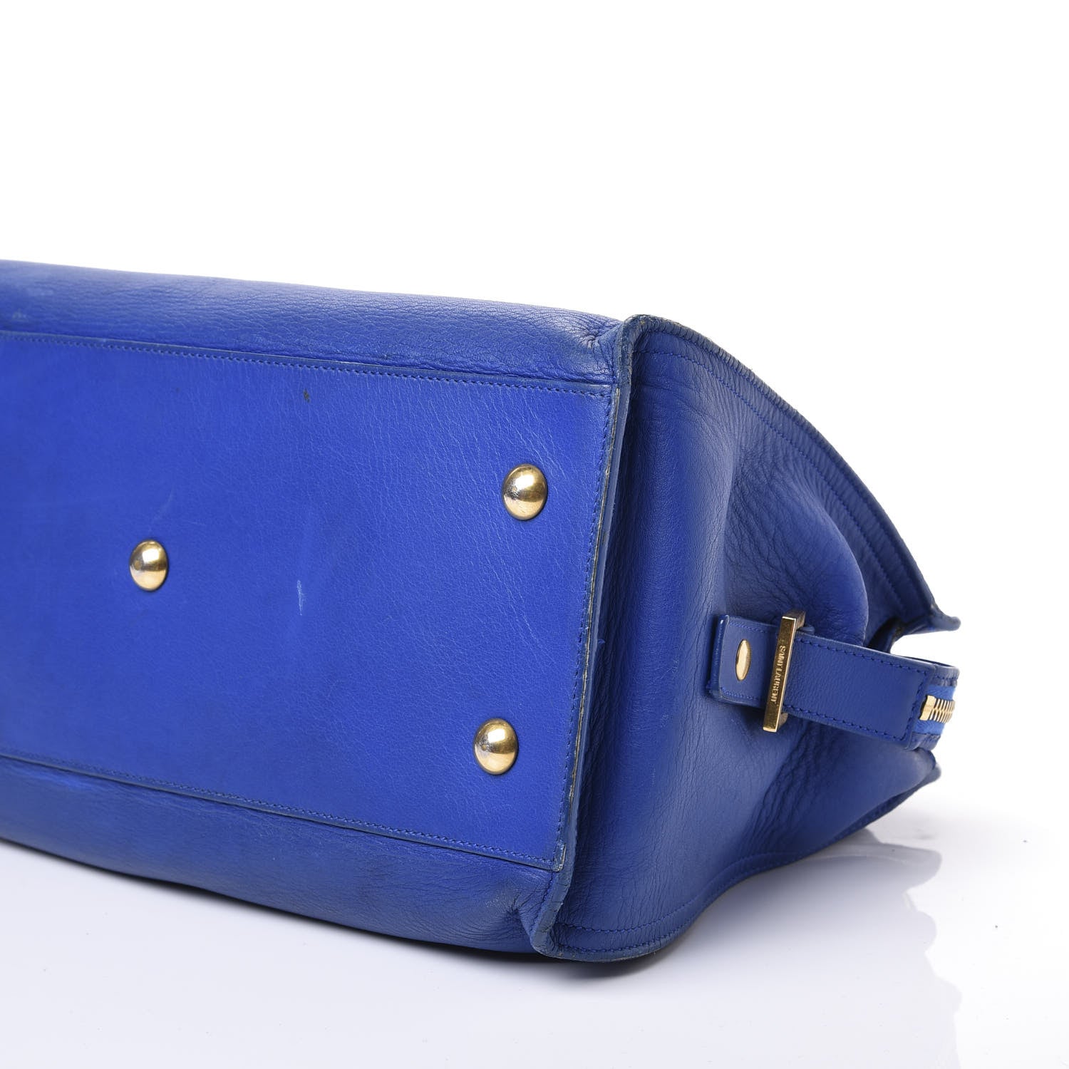 Saint Laurent Calfskin Small Classic Y Cabas Royal Blue 6 of 14