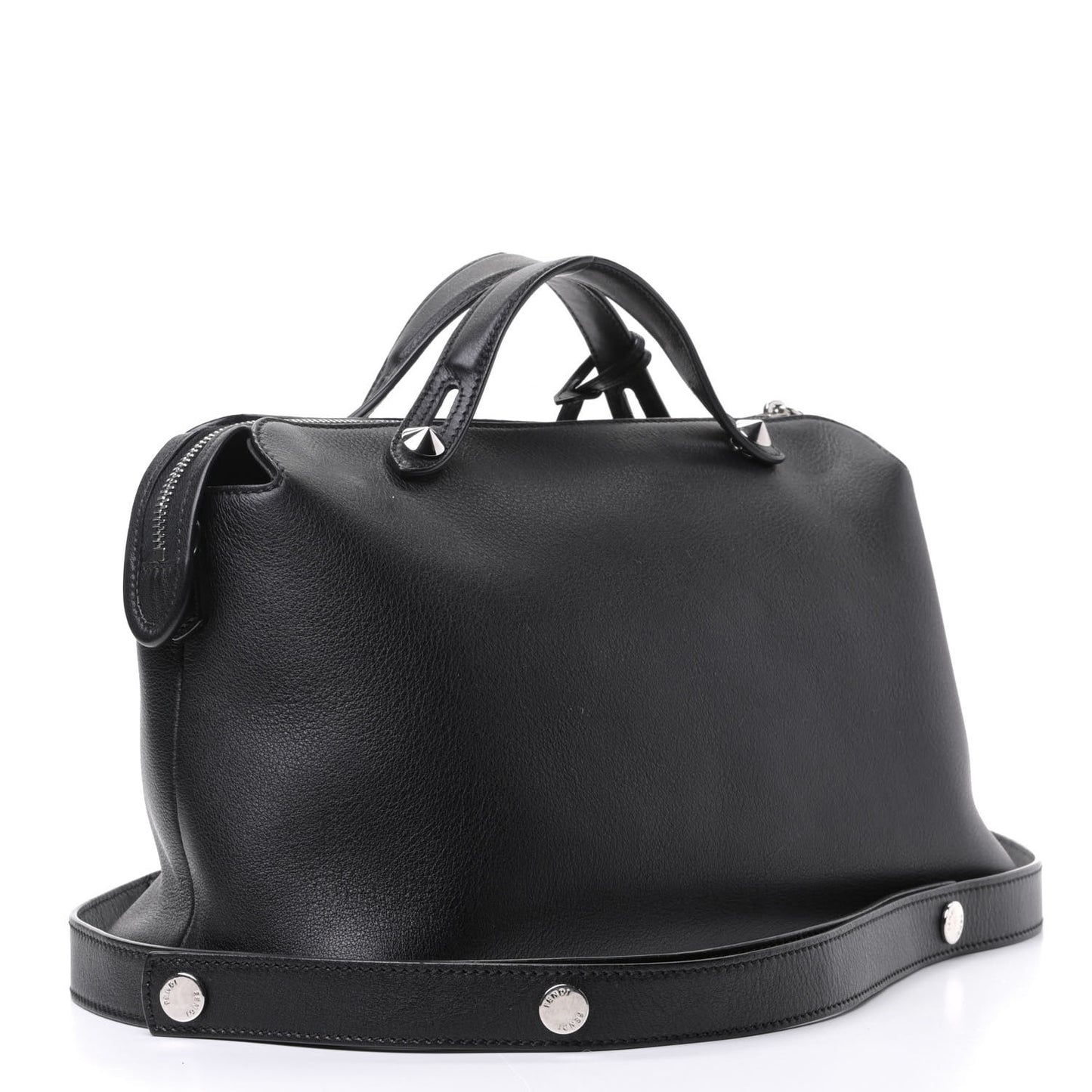 Vitello Dolce Medium By The Way Boston Bag Black