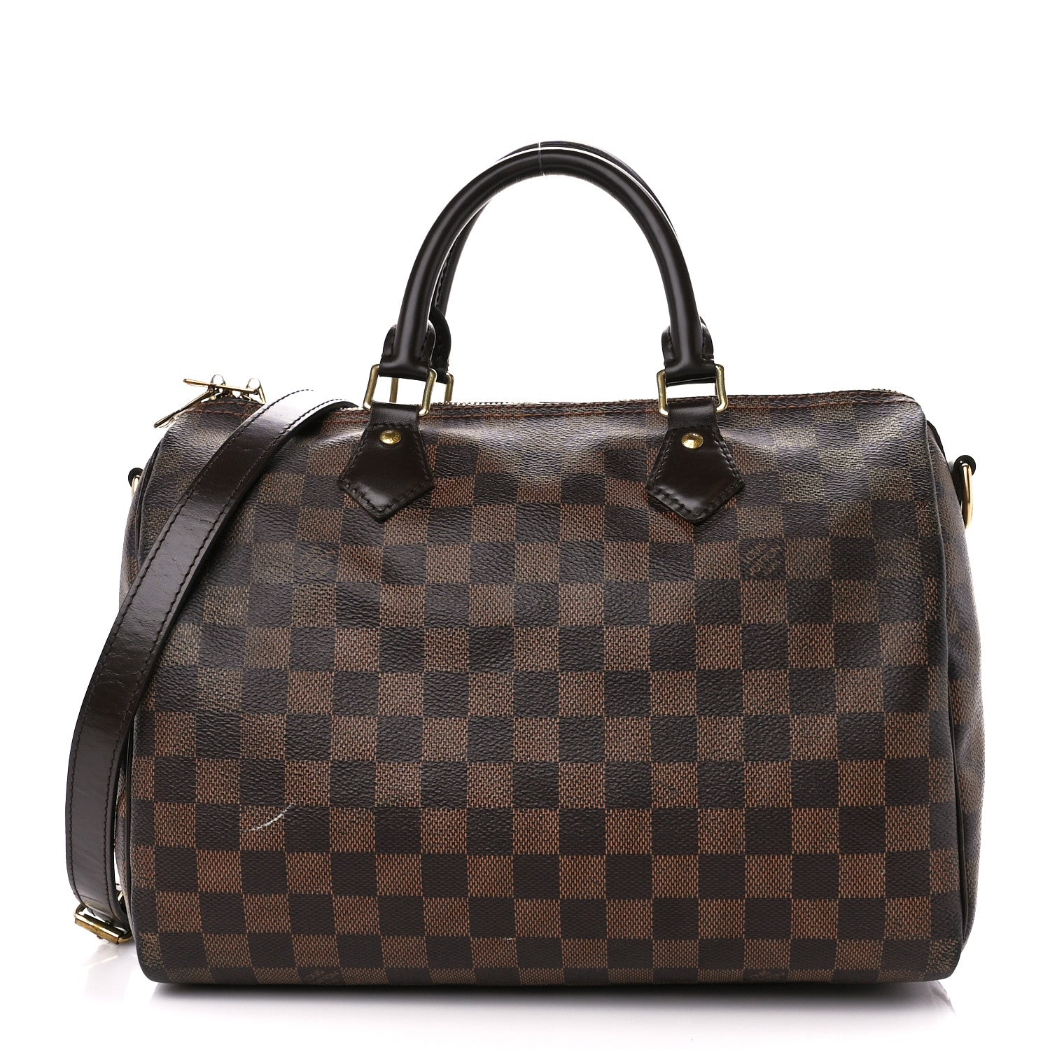 Louis Vuitton Damier Ebene Speedy Bandouliere 30 1 of 15