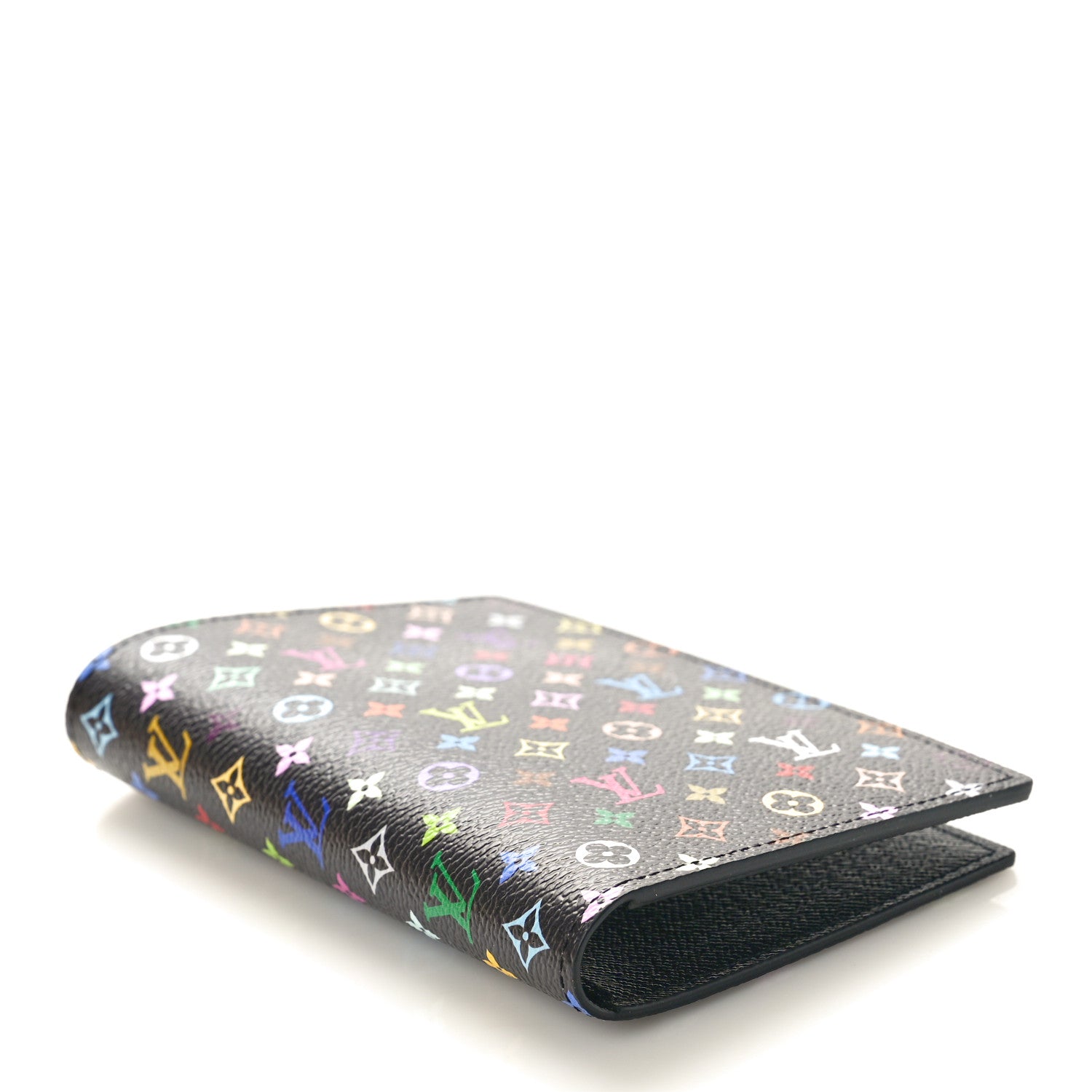 Louis Vuitton LV X TM Monogram Multicolor Passport Cover Black 4 of 8