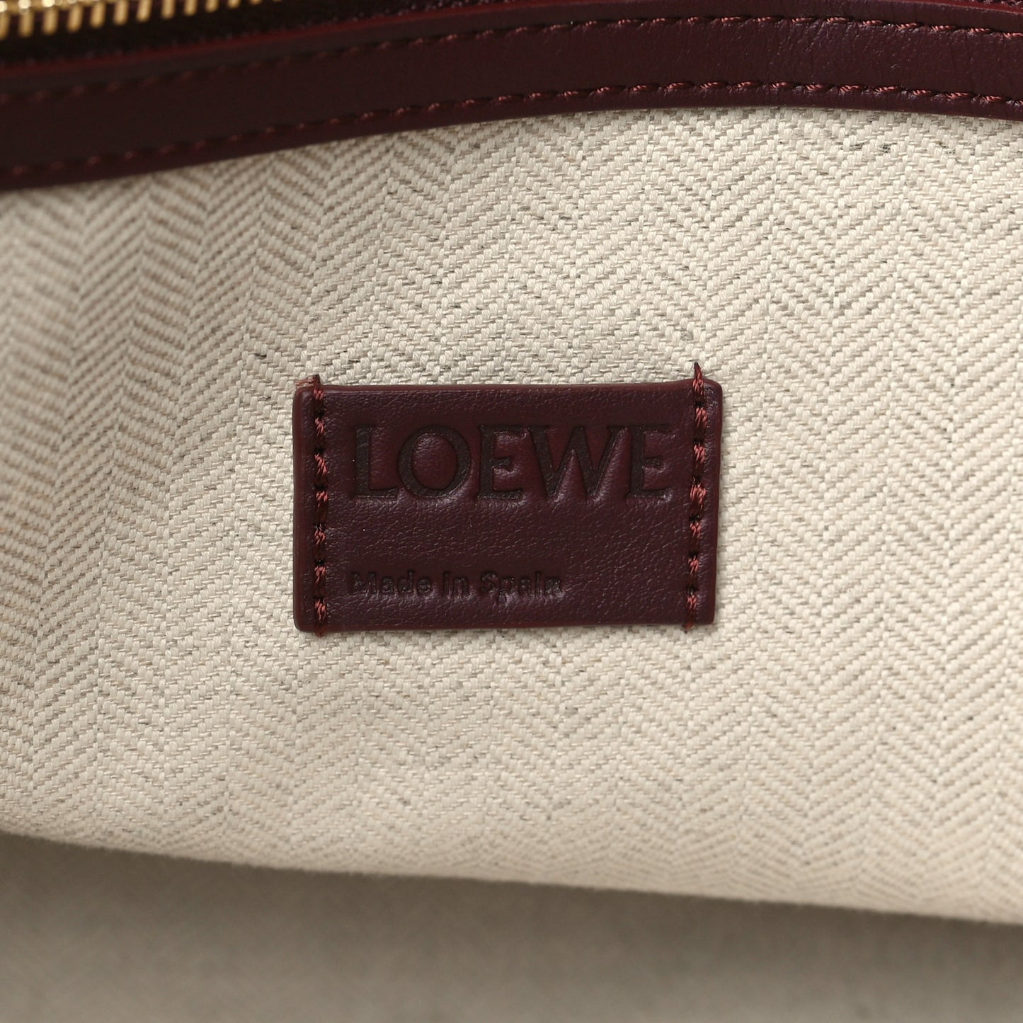 Calfskin Large Flamenco Knot Bag Dark Burgundy
