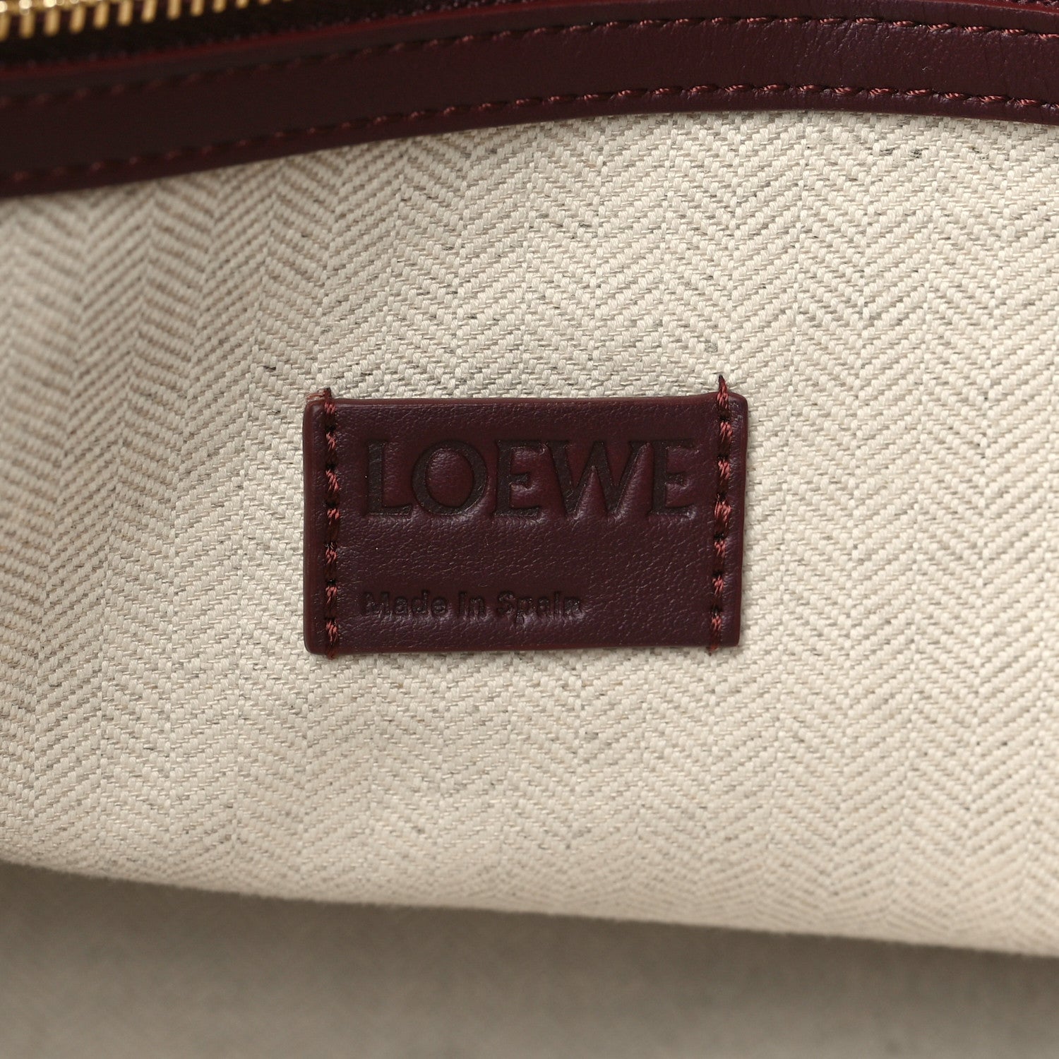 Loewe Calfskin Large Flamenco Knot Bag Dark Burgundy 6 of 10