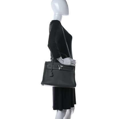 Hermes Taurillon Clemence Kelly Retourne 32 Vert De Gris 2 of 41