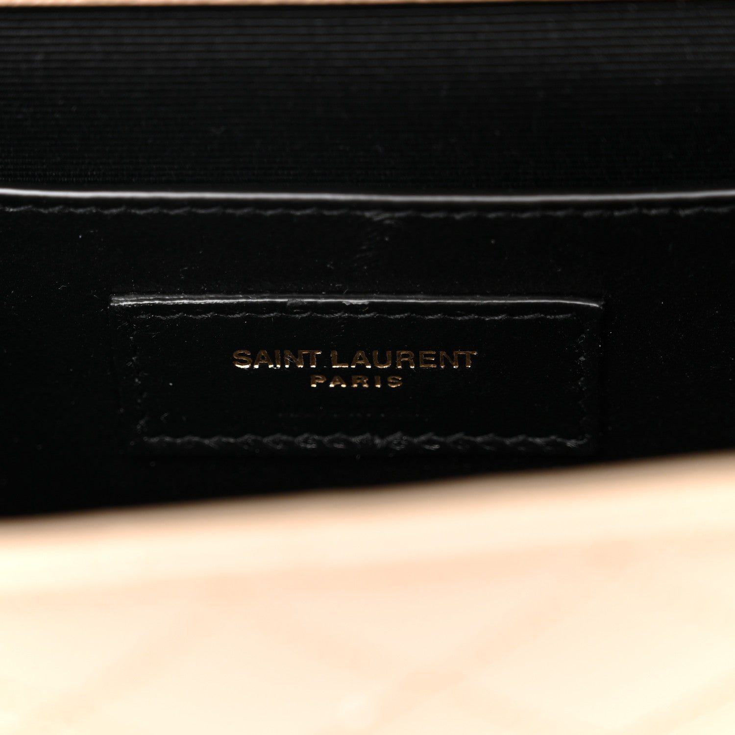 Saint Laurent Grain De Poudre Textured Mixed Matelasse Triquilt Small Monogram Satchel Dark Beige 7 of 10
