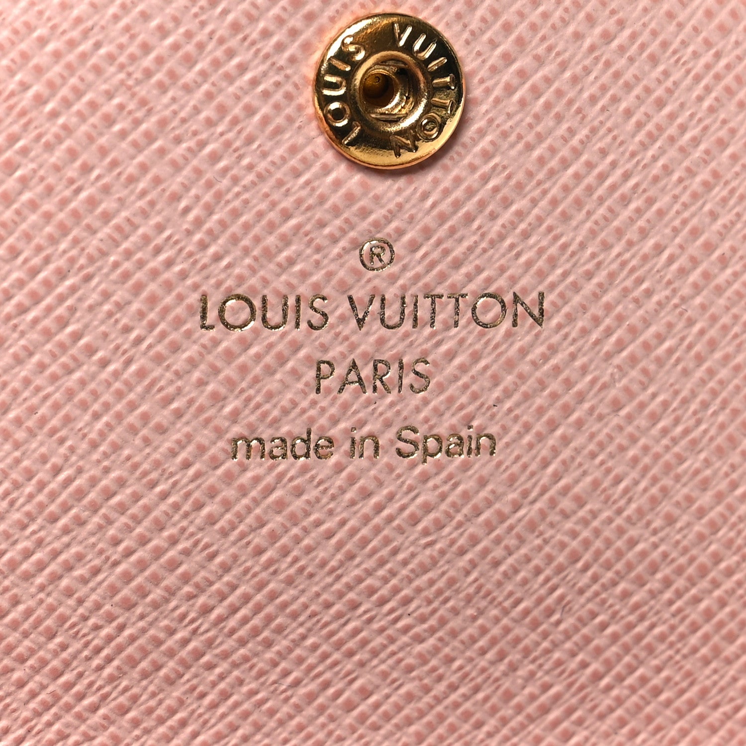 Louis Vuitton Damier Azur Rosalie Coin Purse Rose Ballerine 6 of 7