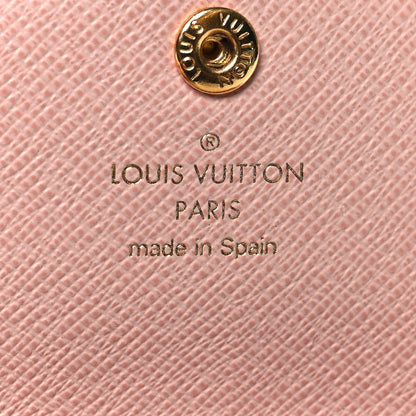 Louis Vuitton Damier Azur Rosalie Coin Purse Rose Ballerine 6 of 7