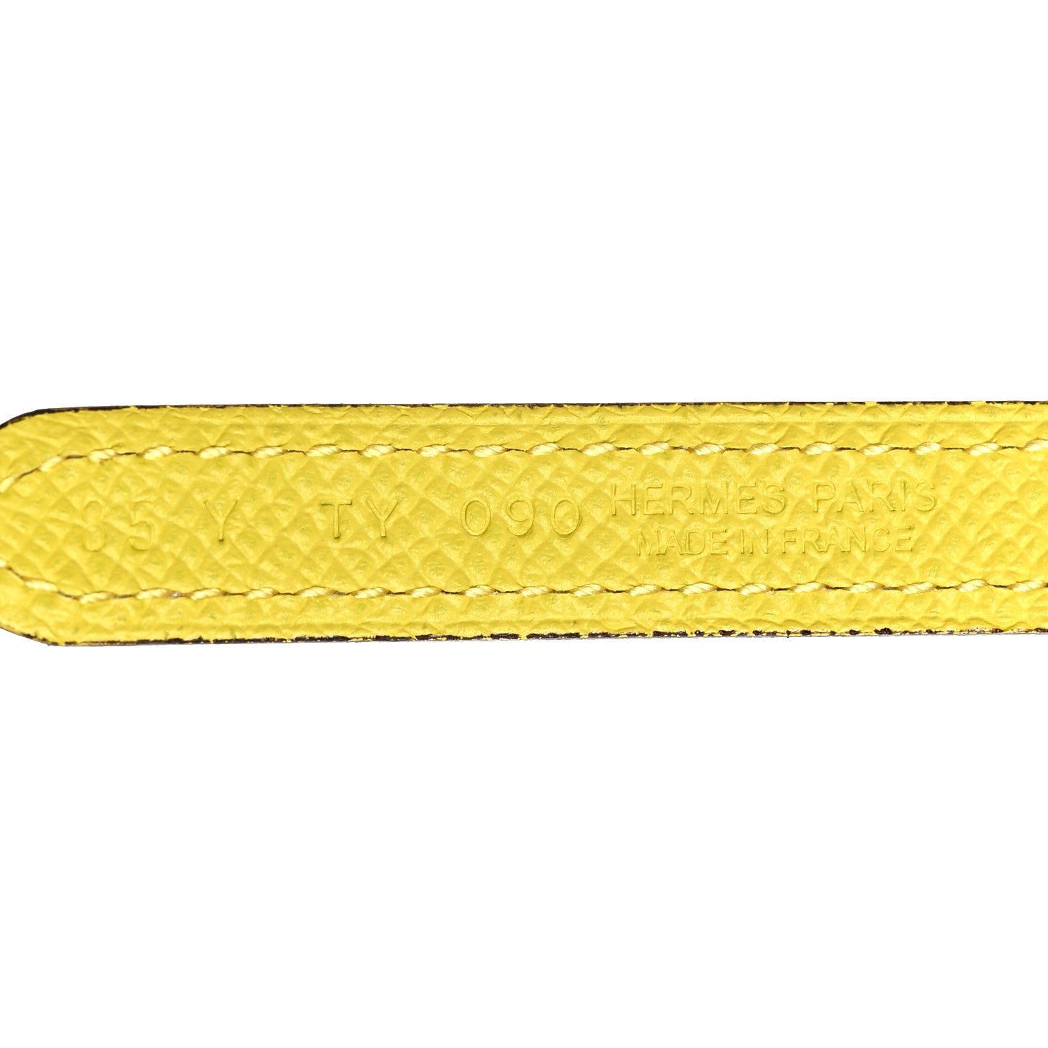 Hermes Swift Epsom 13mm Gamma Belt 85 Sesame Lime 4 of 6