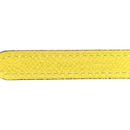 Hermes Swift Epsom 13mm Gamma Belt 85 Sesame Lime 4 of 6