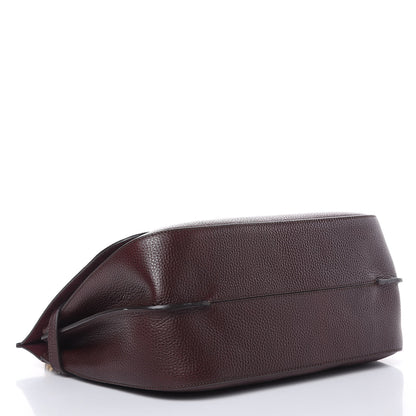 Mulberry Natural Grain Leather Amberley Satchel Oxblood 4 of 10