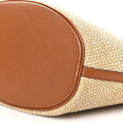 Louis Vuitton Raffia Saint Jacques Tote Caramel 9 of 10