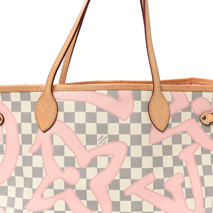 Louis Vuitton Damier Azur Tahitienne Neverfull MM 10 of 12