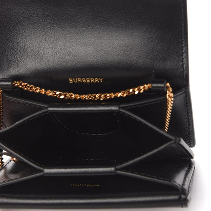 Burberry Lambskin Quilted Card Case With Detachable Strap Black 5 of 10