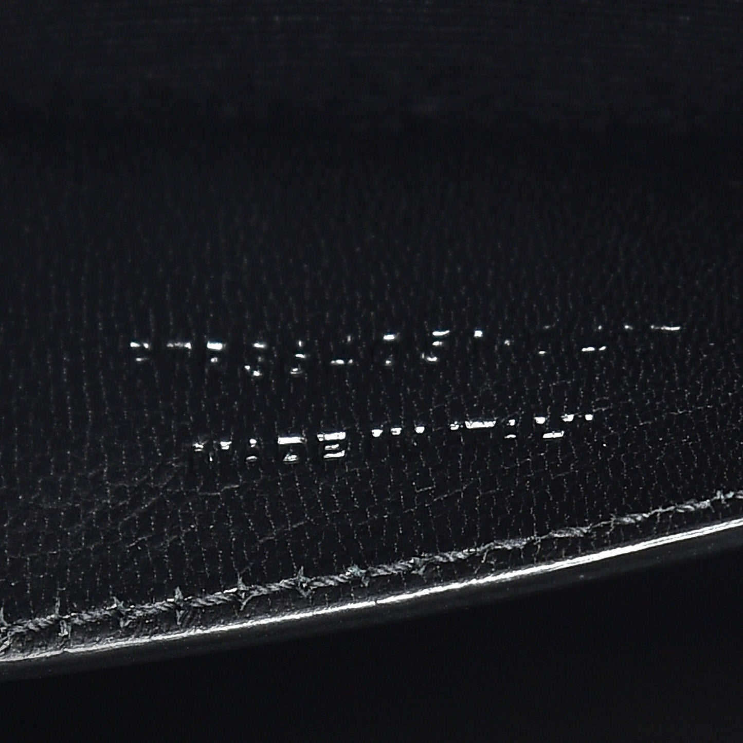 Ribbed Calfskin Medium Monogram Kate Satchel Anthracite