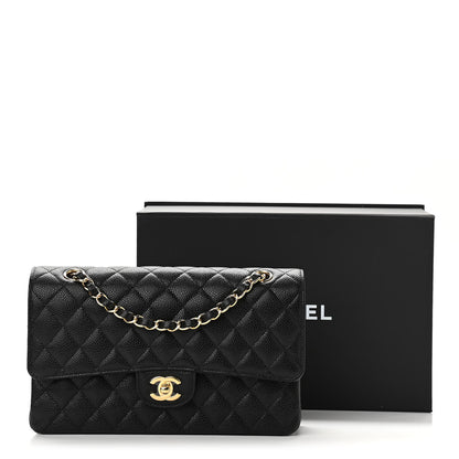 Chanel Caviar Quilted Medium Double Flap Black 10 of 10