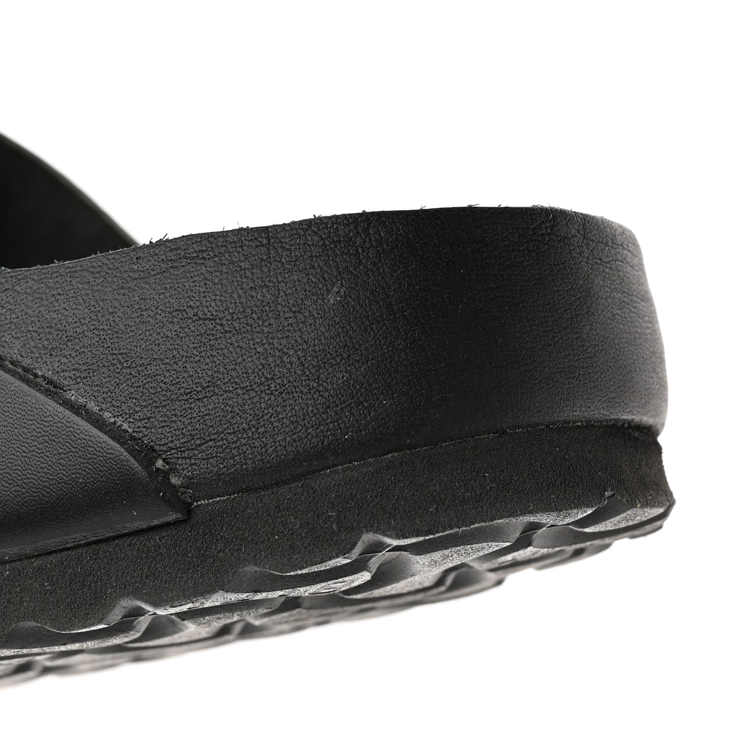 Calfskin VLTN Birkenstock Slide Sandals 39 Black