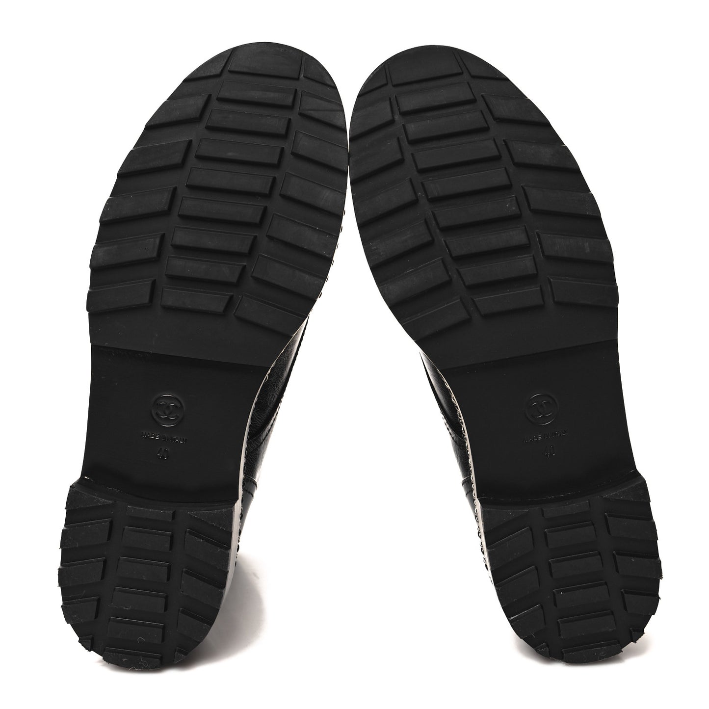 Crackled Calfskin Velvet Pearl Combat Short Boots 40 Black