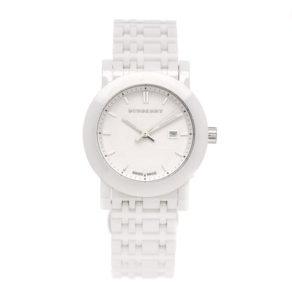 Burberry Stainless Steel Ceramic 34mm Quartz Watch White BU1870 1 of 4