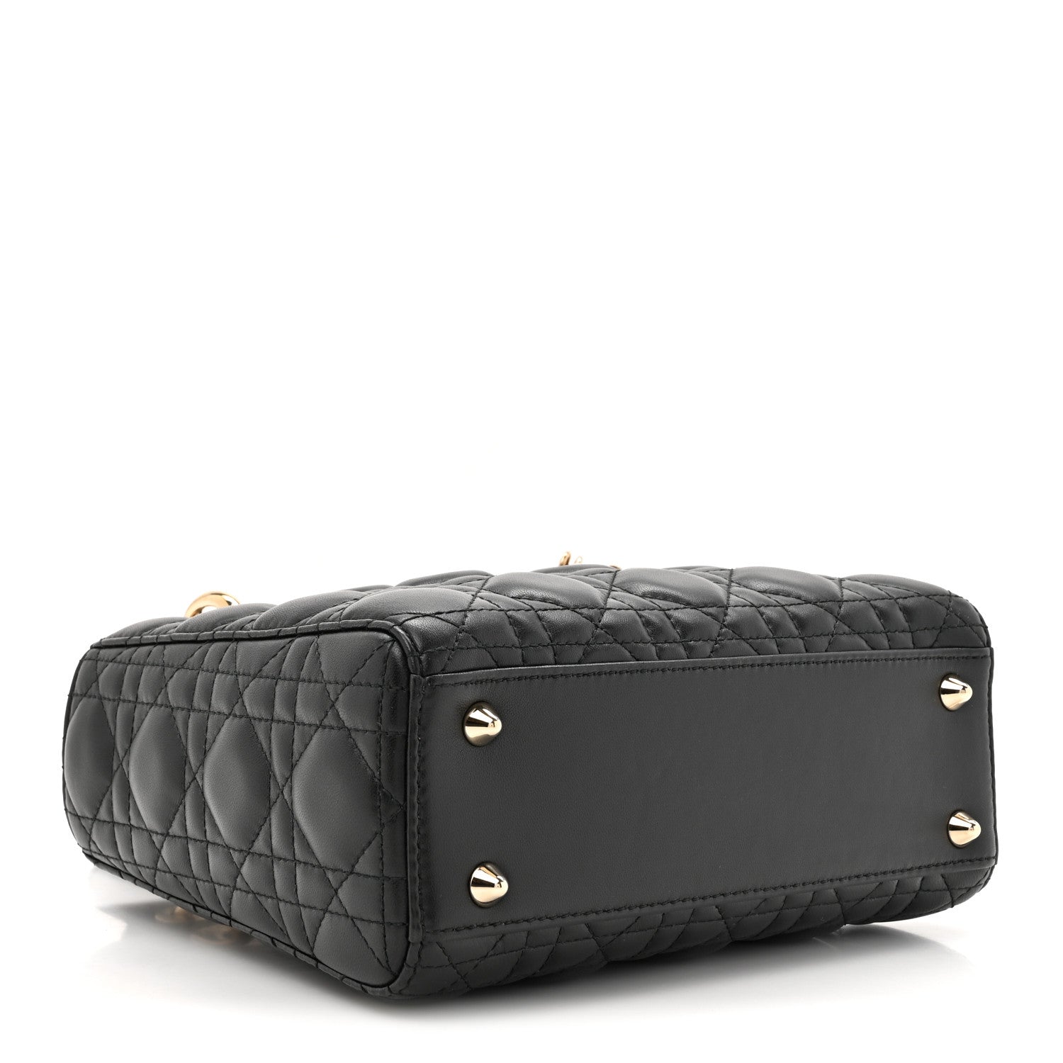 Christian Dior Lambskin Cannage Small Lucky Badges My Lady Dior Black 4 of 11