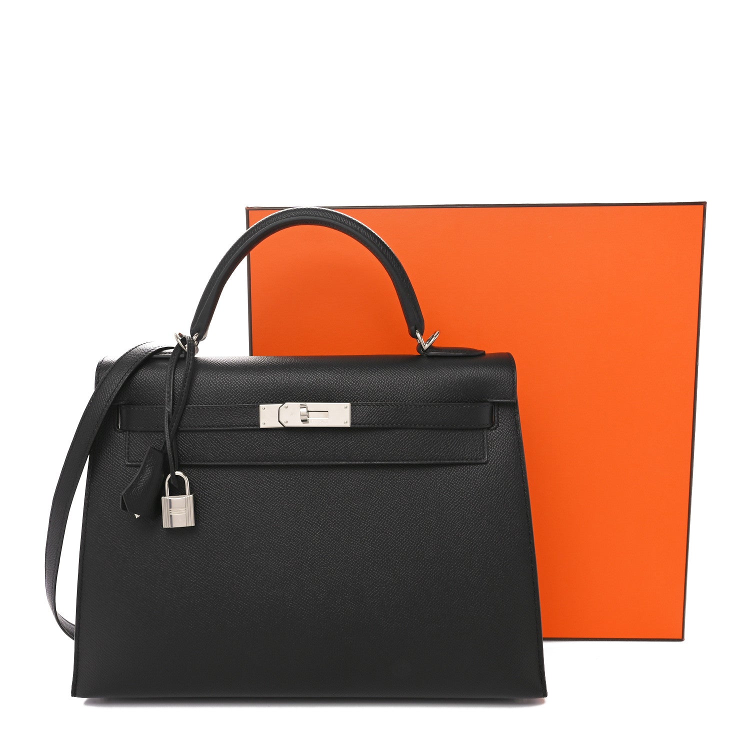 Hermes Epsom Kelly Sellier 32 Black 11 of 11