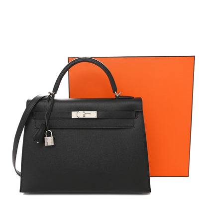 Hermes Epsom Kelly Sellier 32 Black 11 of 11